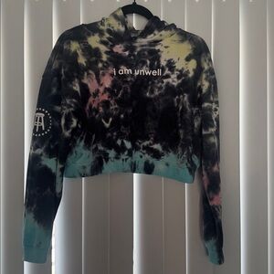 Tie-Dye 'Call Her Daddy' Cropped Sweatshirt OG Barstool